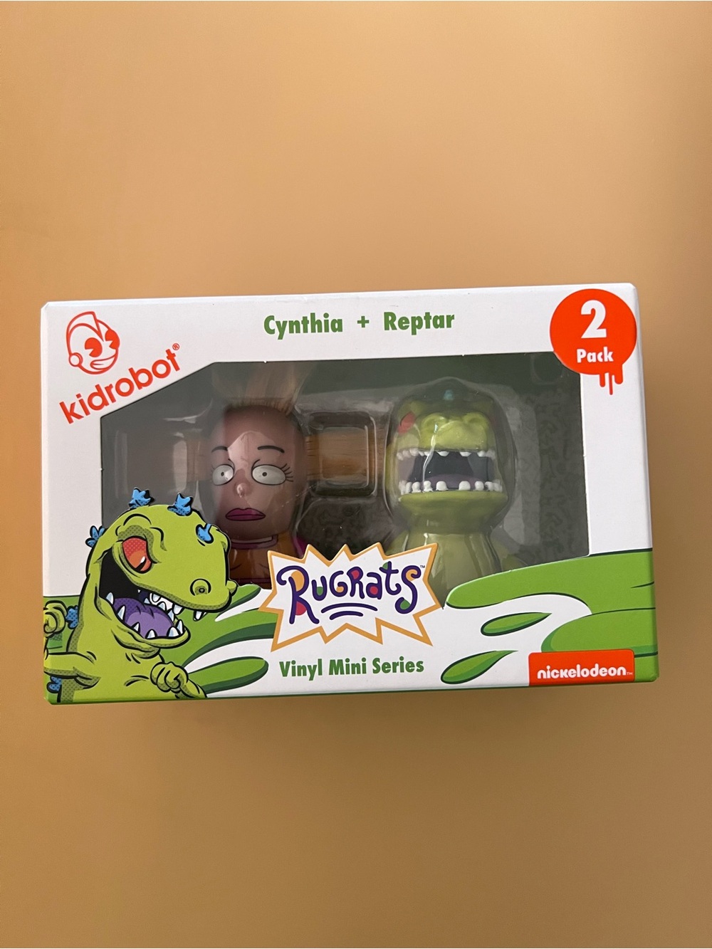 Rugrats Cynthia + Reptar Vinyl Mini Series - Green 2-Pack